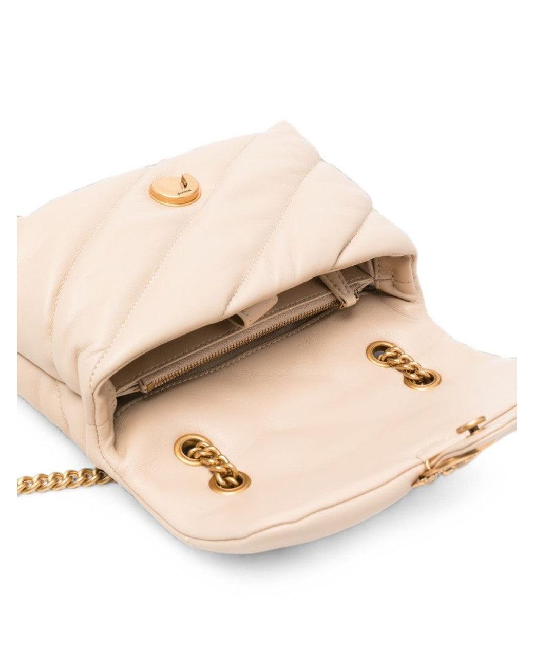 Pinko Natural Love Puff Mini Shoulder Bag