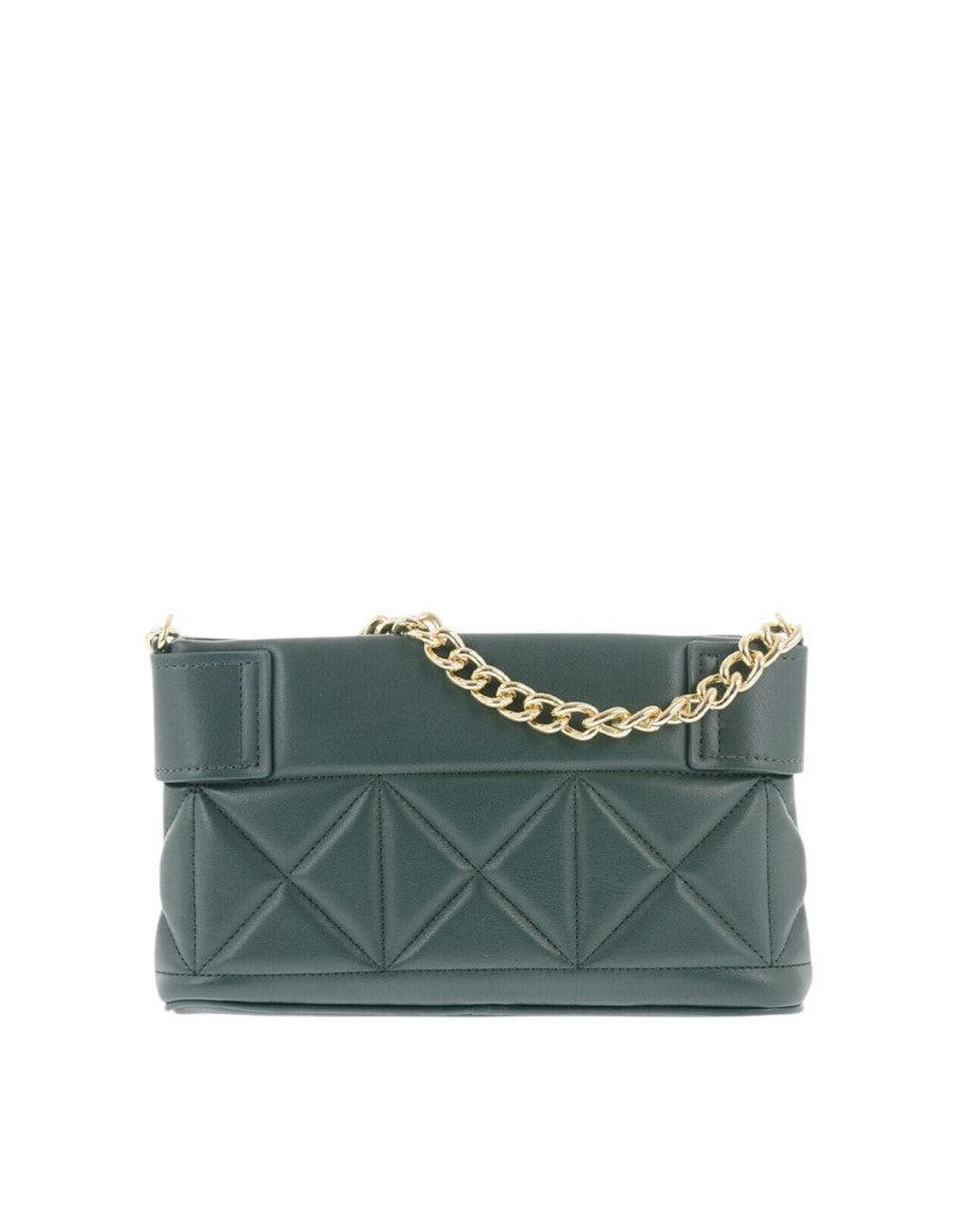 Love Moschino Green Logo Small Crossbody Bag