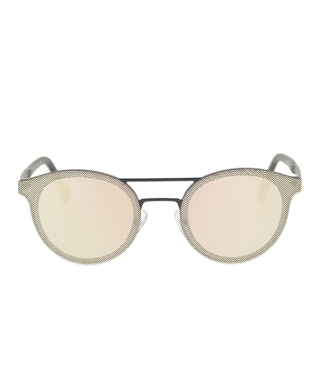 Zegna Natural Round Sunglasses for men