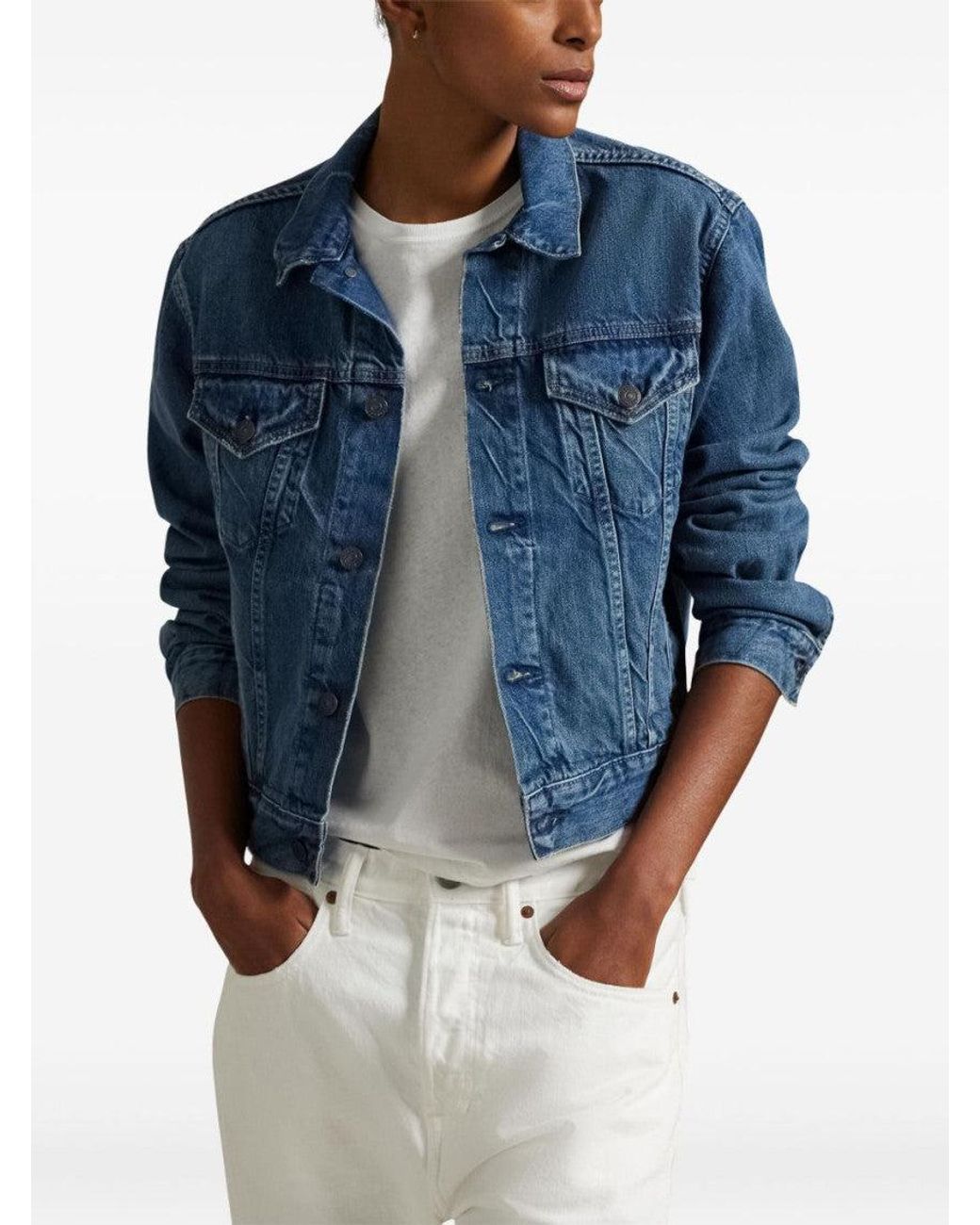 Polo Ralph Lauren Blue Button-Up Jacket
