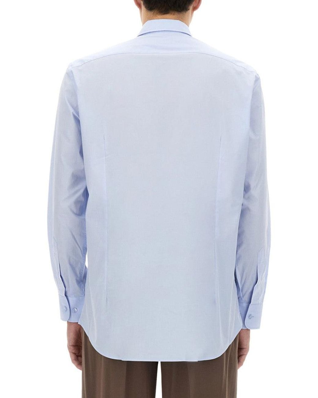 Etro Blue Light Regular Shirt for men