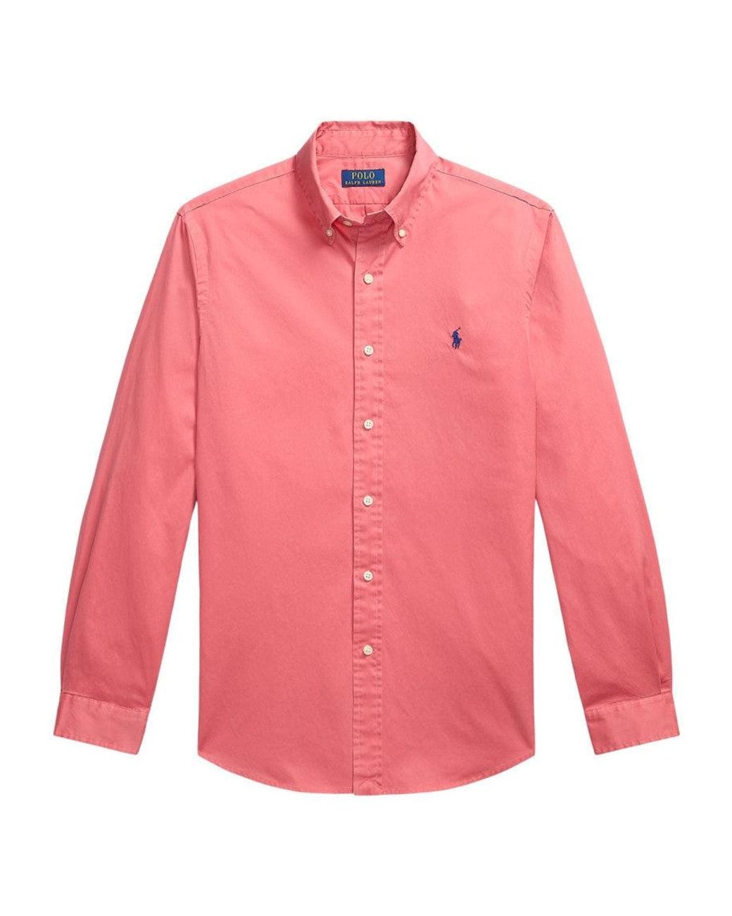 Polo Ralph Lauren Pink Regular Logo Shirt for men