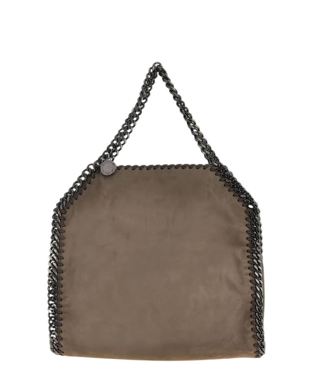 Stella McCartney Brown Dark Taupe Falabella Mini Tote
