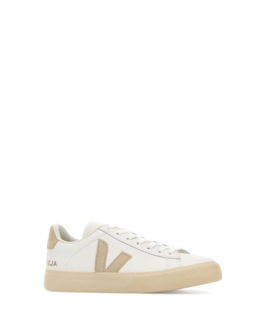 Veja White Leather Sneakers