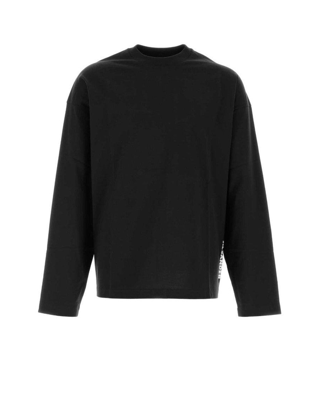 Jil Sander Black Crew Neck T-Shirts for men
