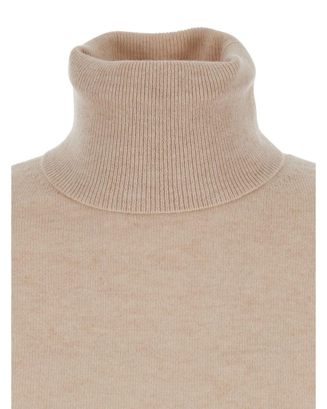 Max Mara Natural Turtle Neck Sweater