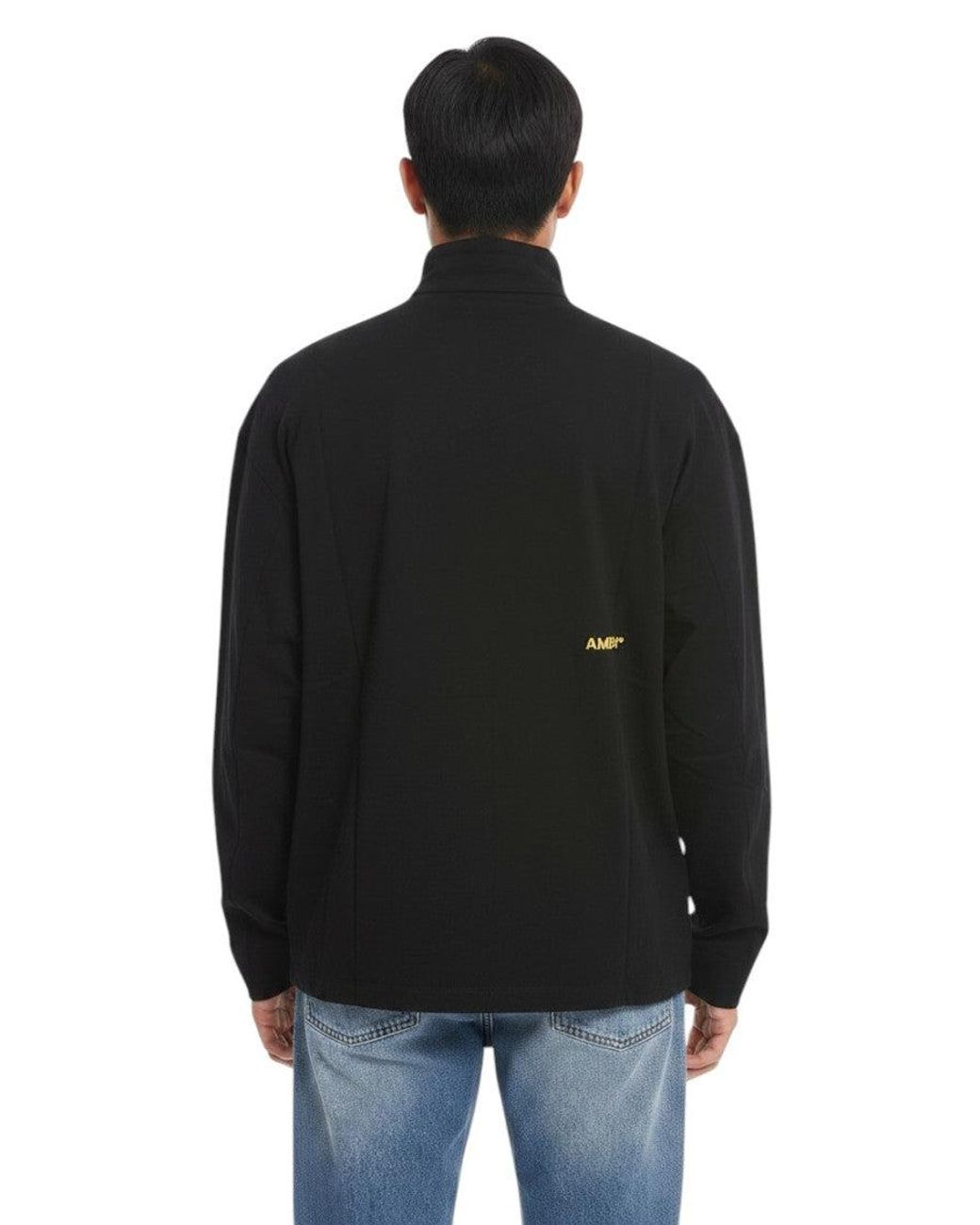 Ambush Black Turtle Neck T-Shirt for men