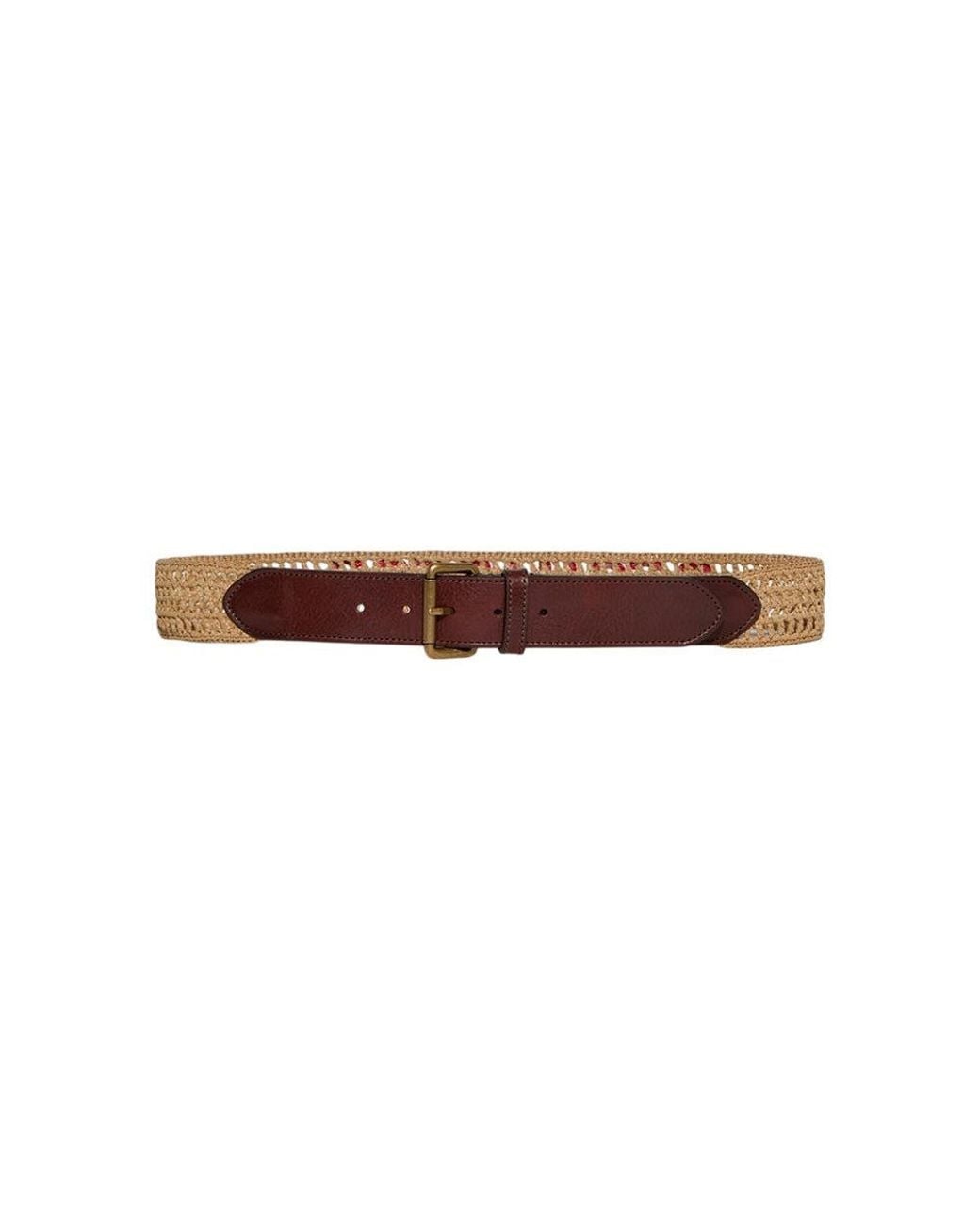 DSquared² Red Knitted Logo Belt
