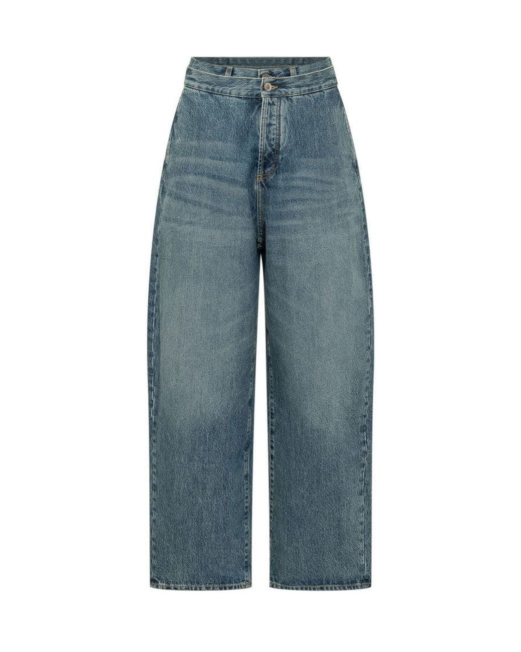 The Attico Blue High Rise Jeans