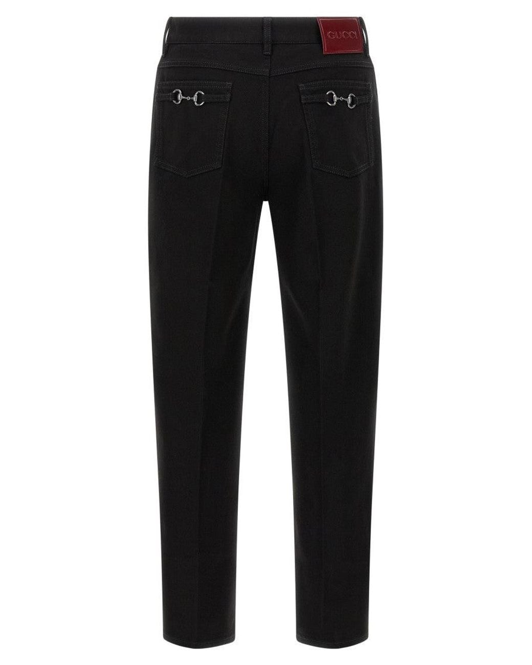 Gucci Black Mid Rise Jeans for men