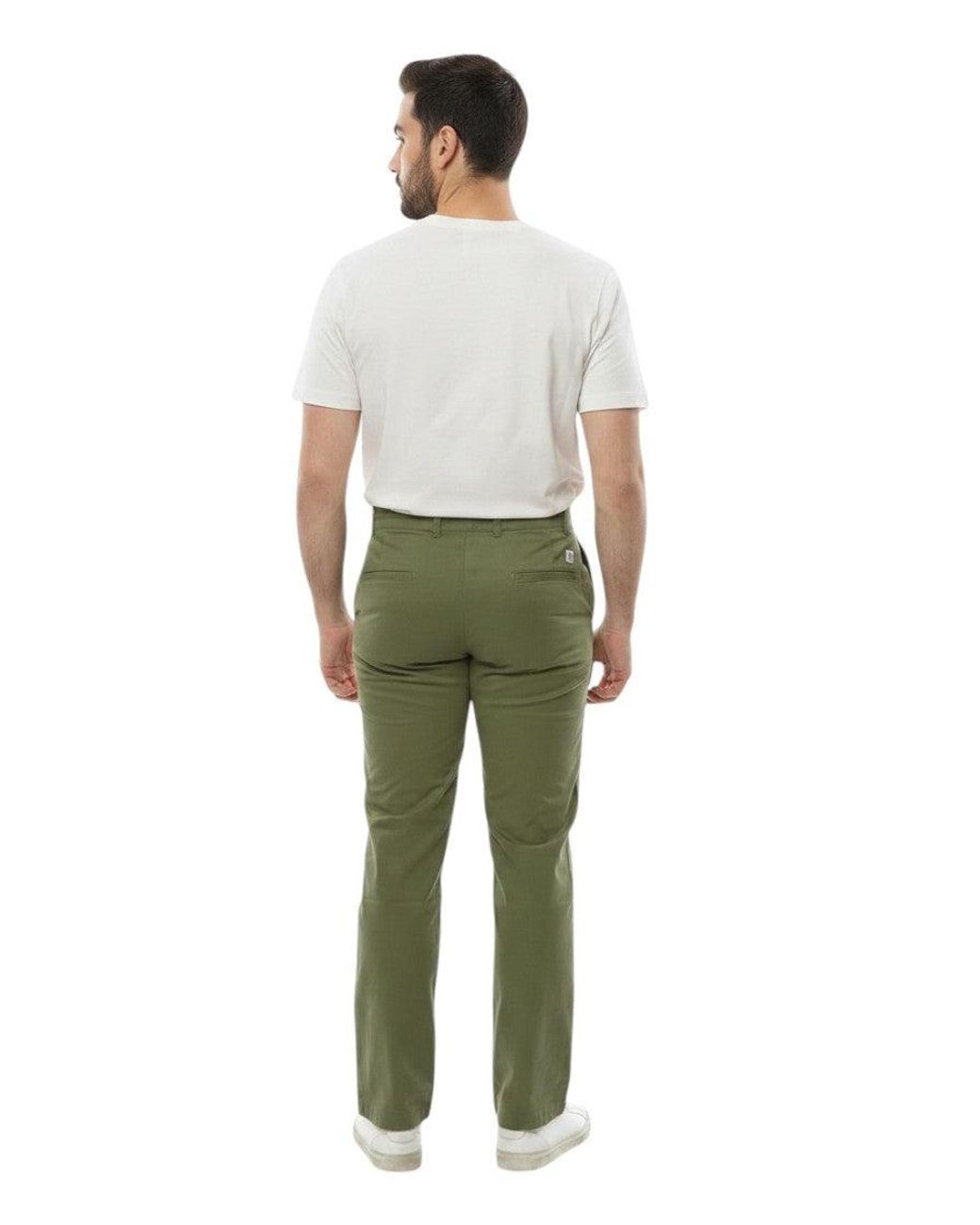 Department 5 Green Slim Chino Pants for men