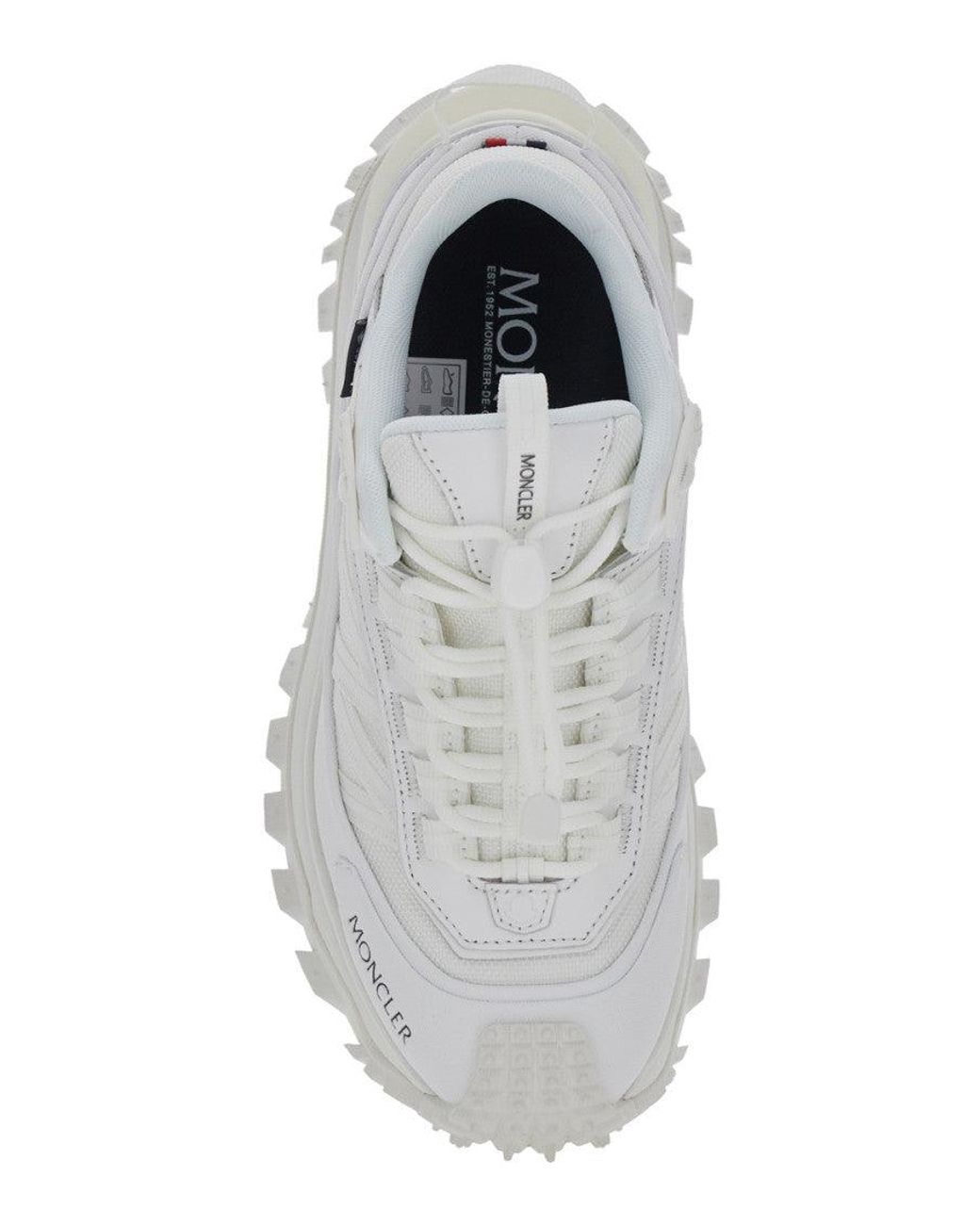 Moncler White Trailgrip Gtx Sneakers