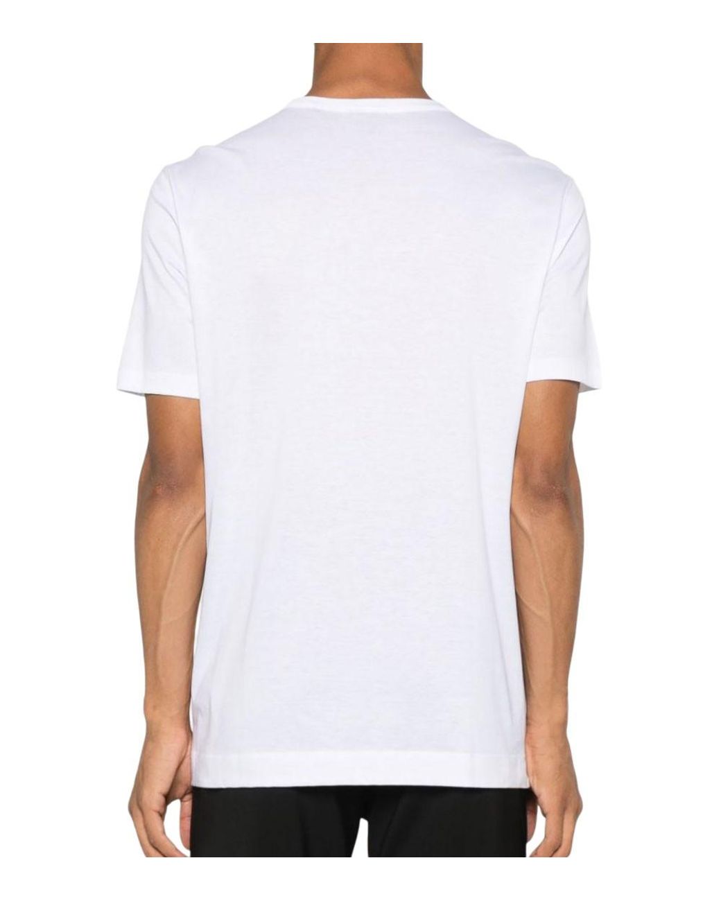 Boss White Solid Polo for men
