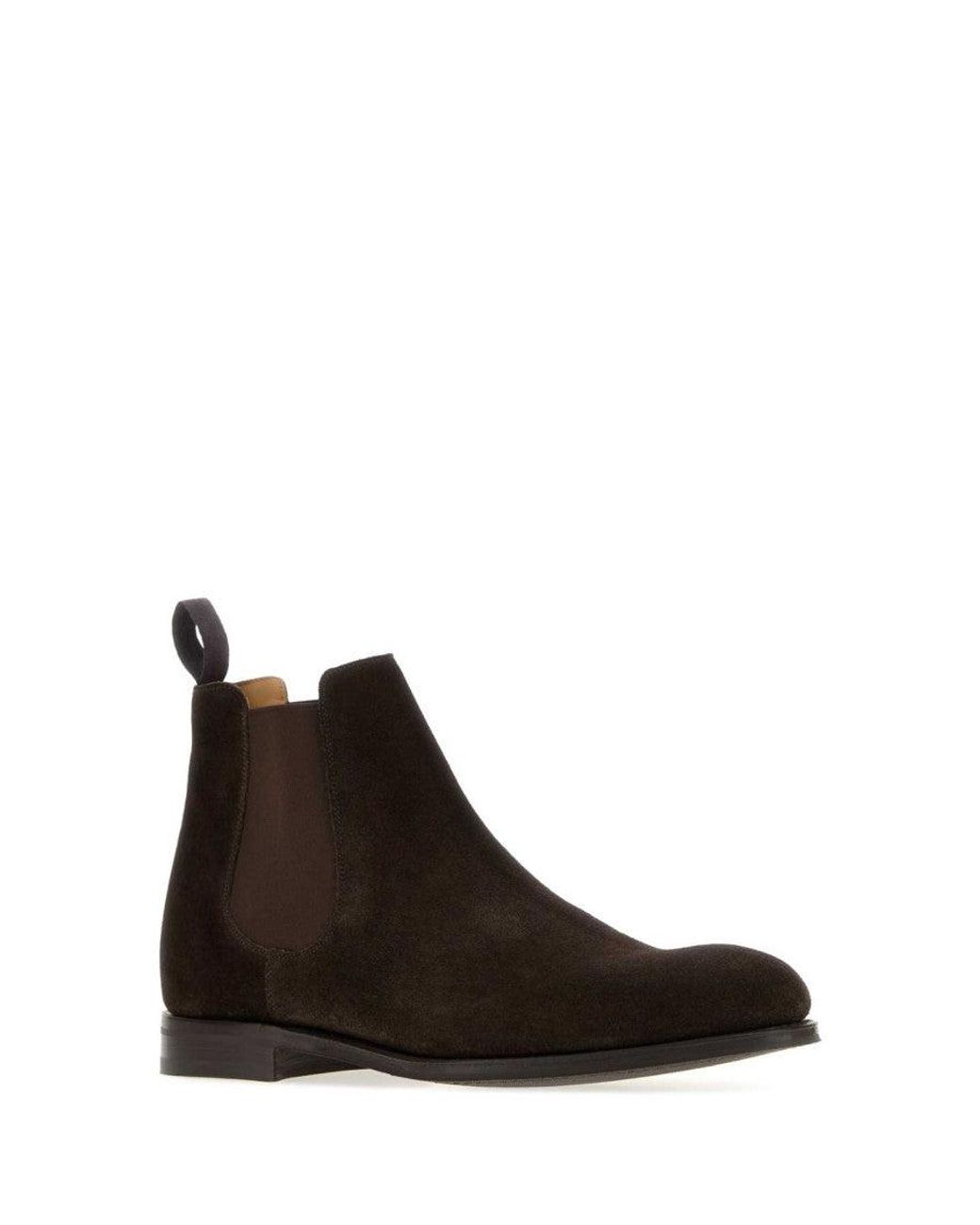 Church's Brown Dark Suede Ankle Boots for men