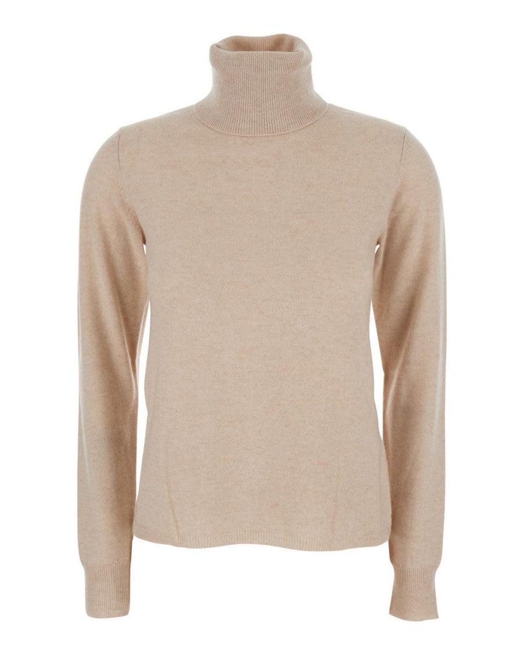 Max Mara Natural Turtle Neck Sweater
