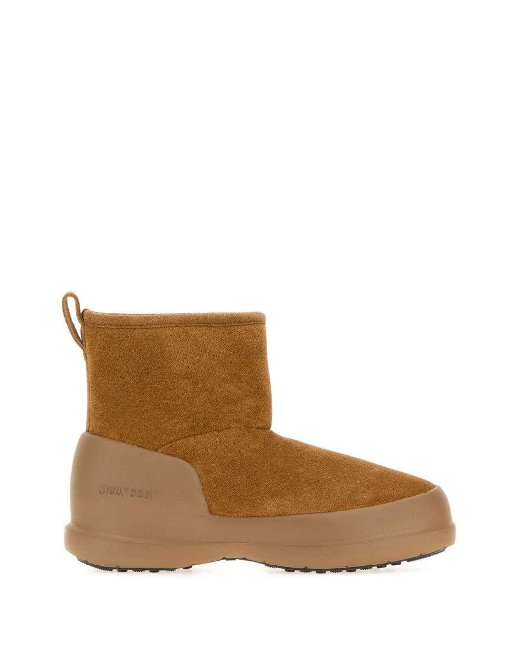 Moon Boot Brown Suede Mezzaluna Ankle Boots for men