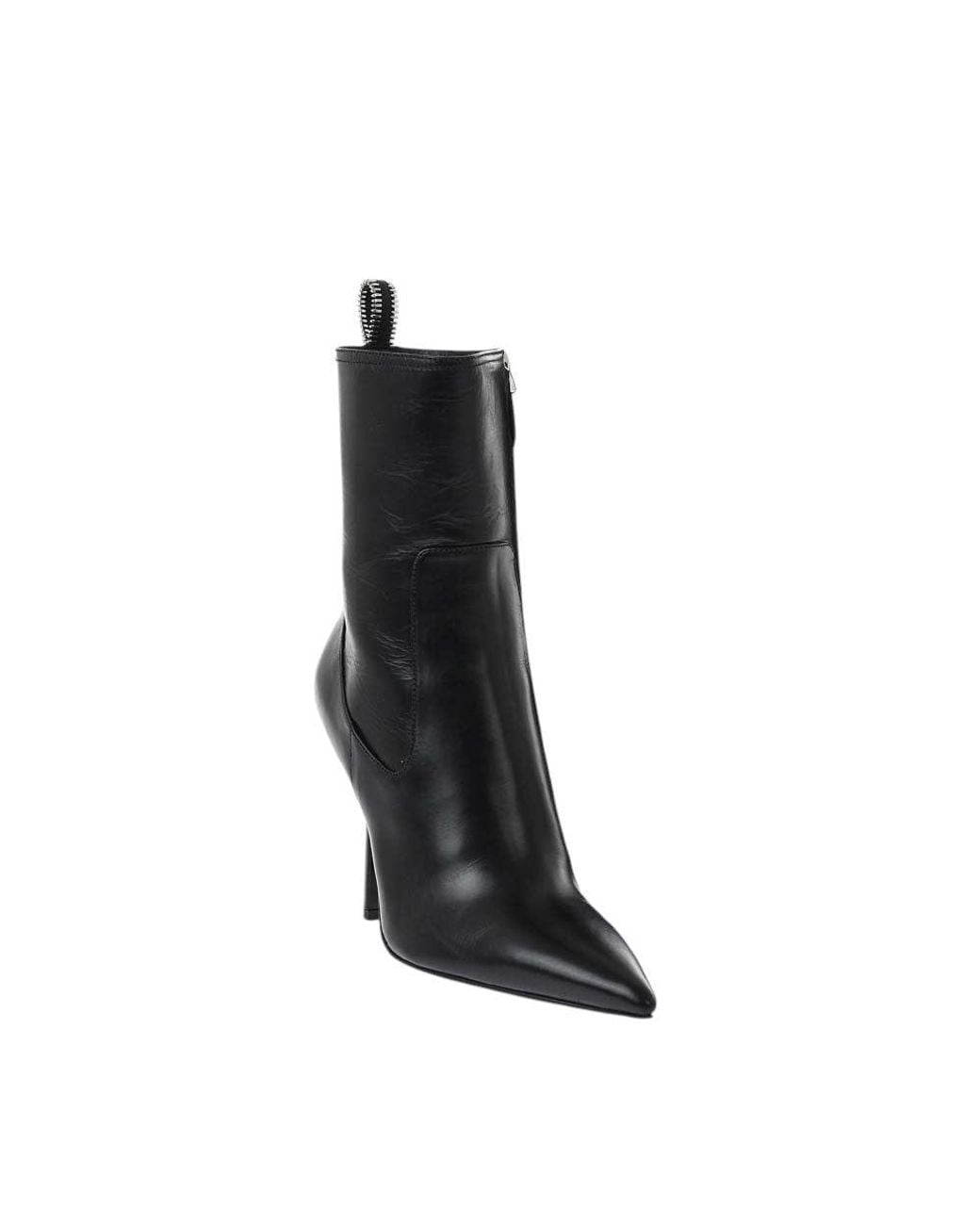 DSquared² Black Point-Toe Ankle Boots
