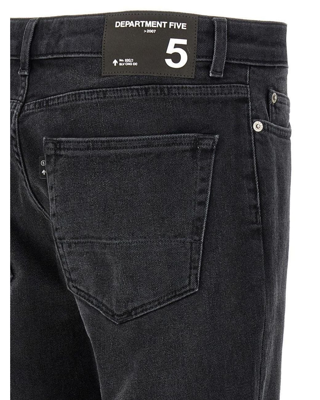 Department 5 Black 'Stone' Jeans for men
