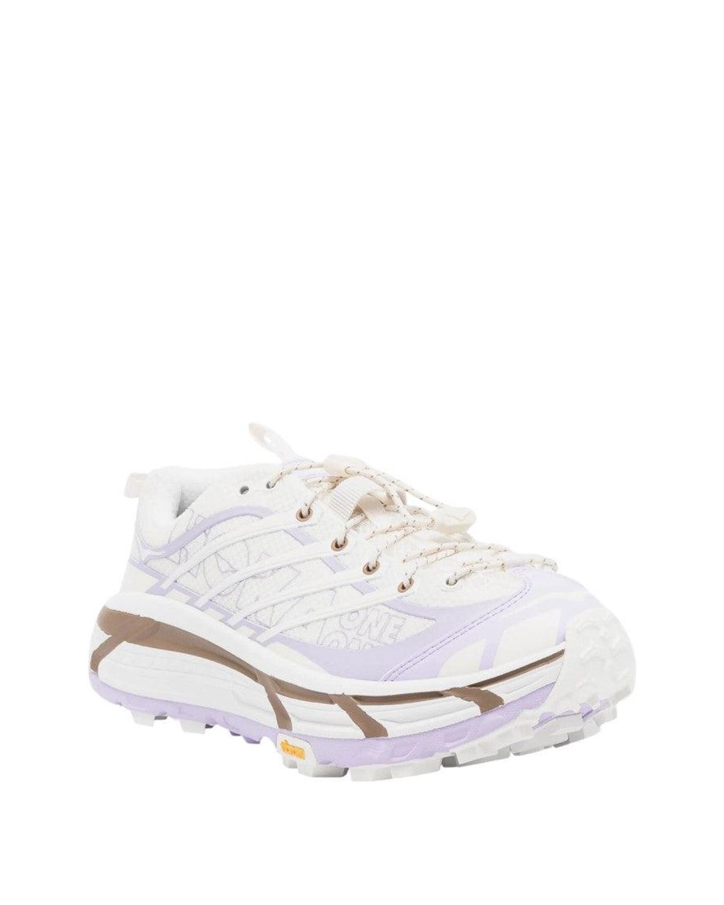 Hoka One One White Stripes Sneakers for men