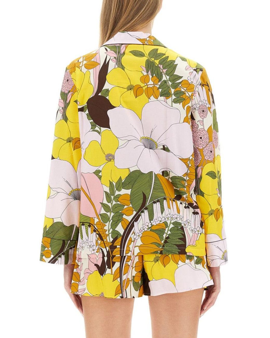 LaDoubleJ Yellow Regular Fit Hammock Shirt