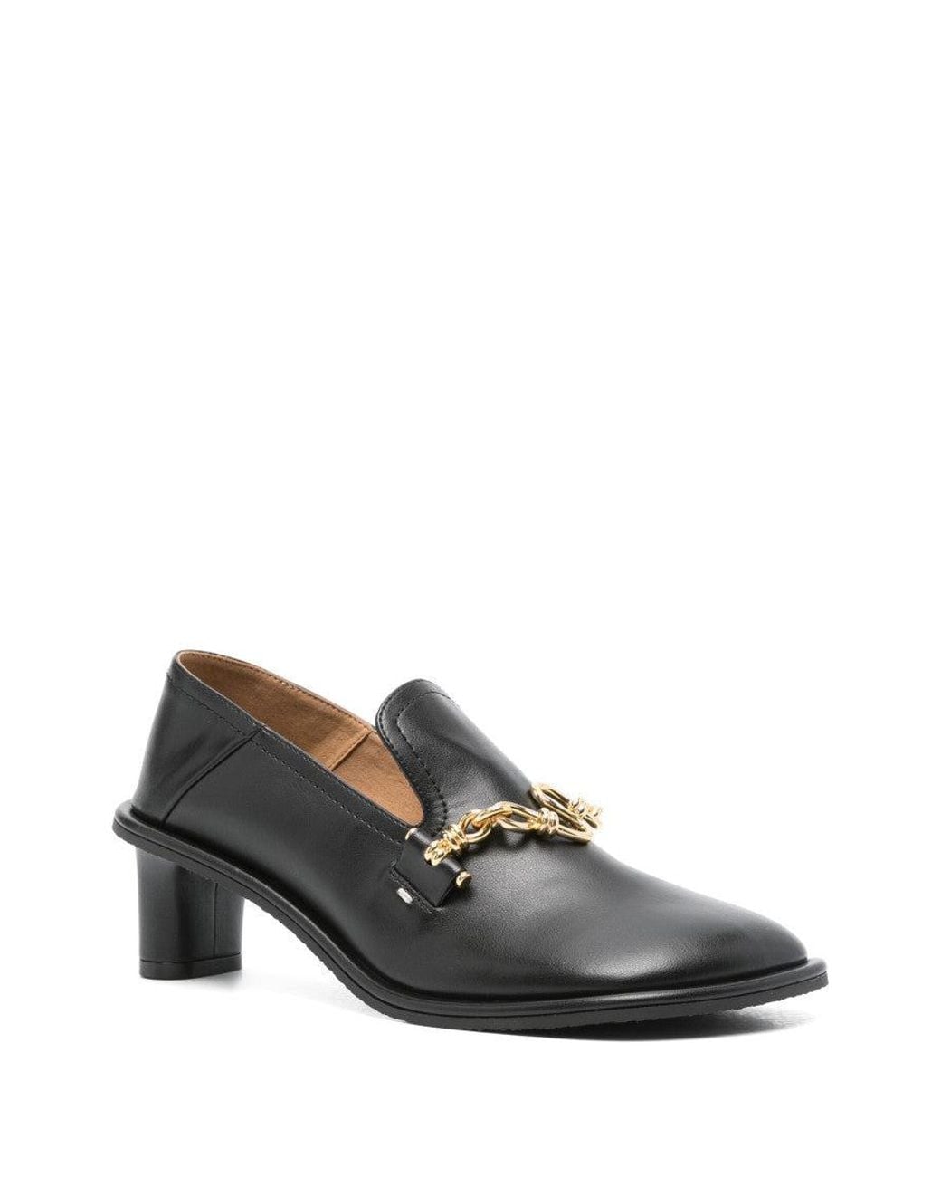 Stella McCartney Black Leather Pumps