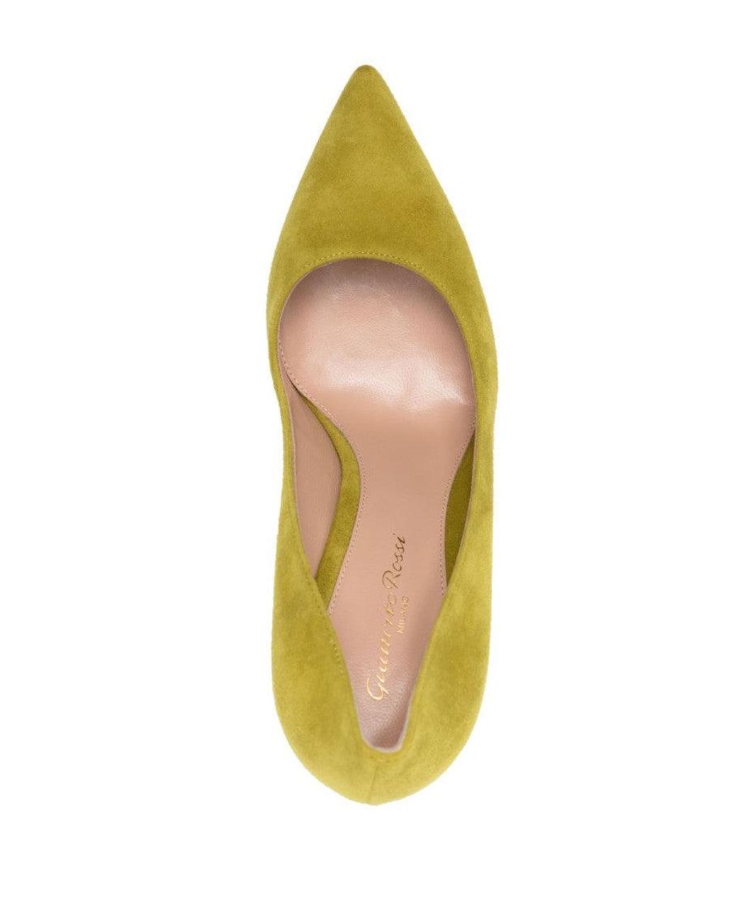 Gianvito Rossi Metallic Gianvito Suede Leather Pumps