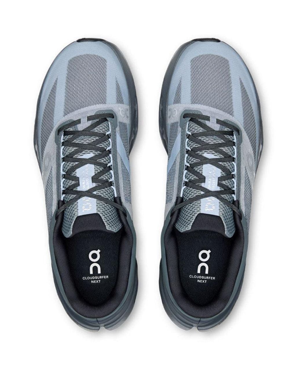 On Shoes Blue Color Block Sneakers for men
