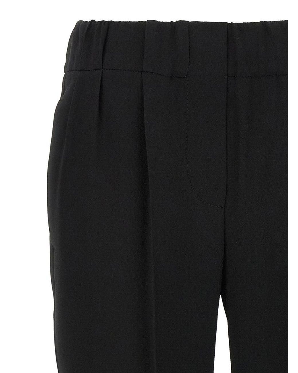 Brunello Cucinelli Black Trousers