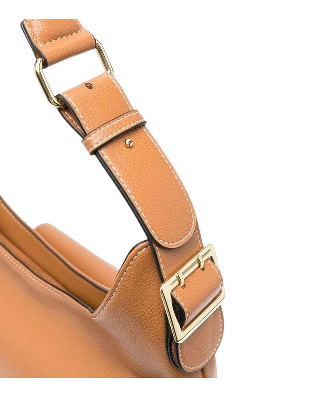 Love Moschino Brown Logo Medium Shoulder Bag