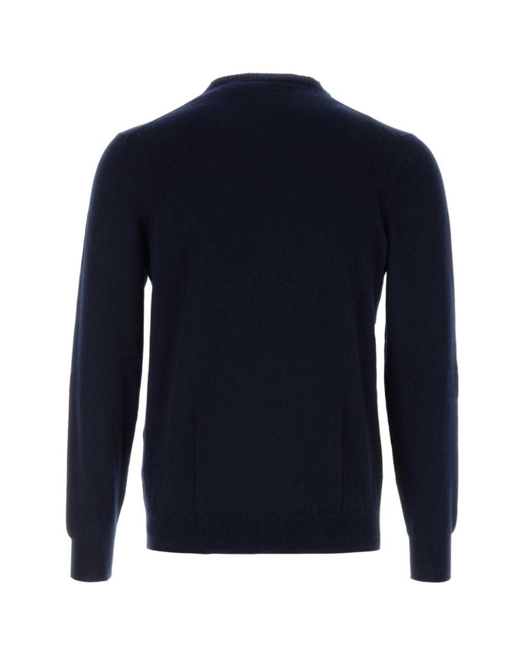 Fedeli Blue Crew Neck Sweater for men