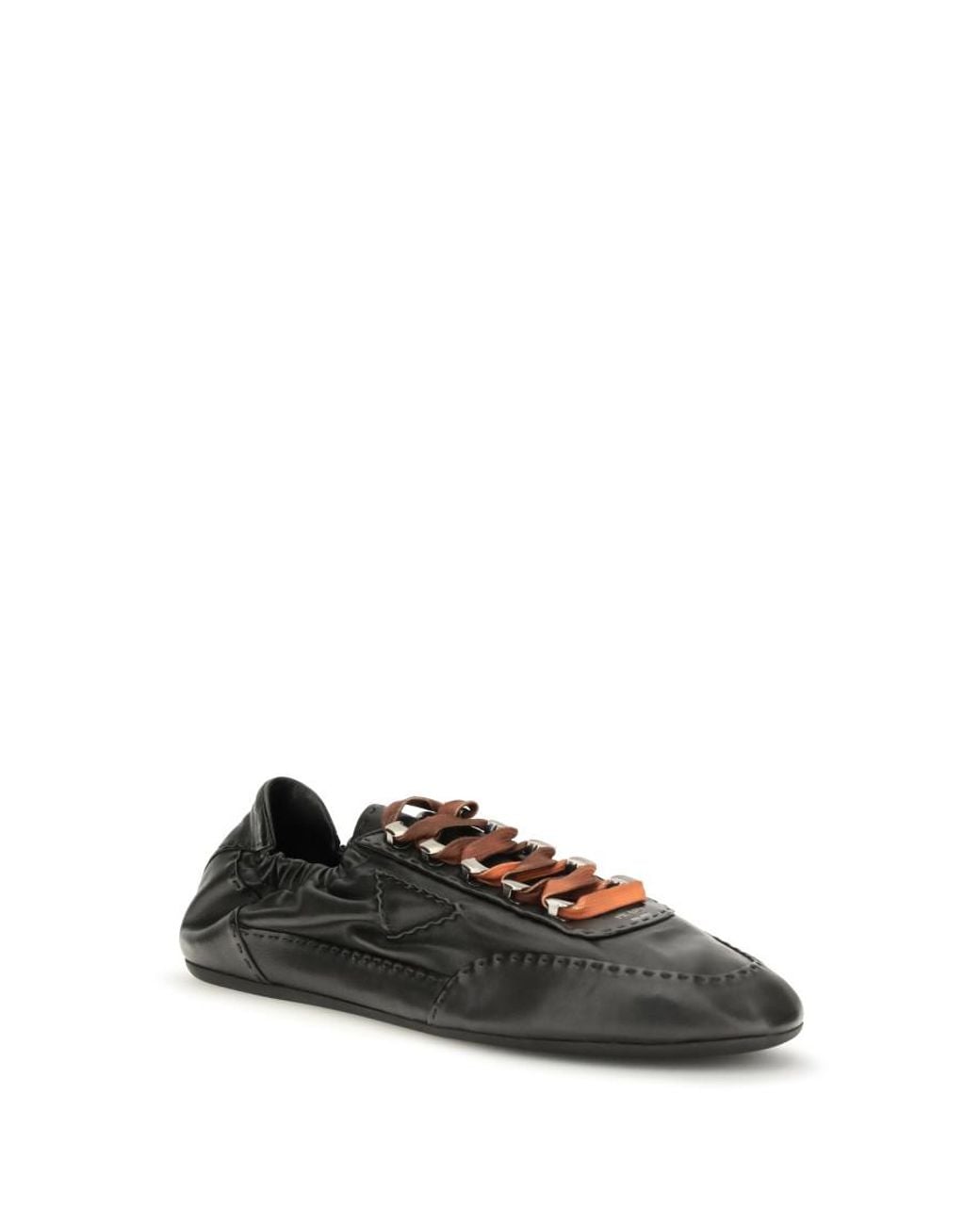 Prada Black Collapse Sneakers for men