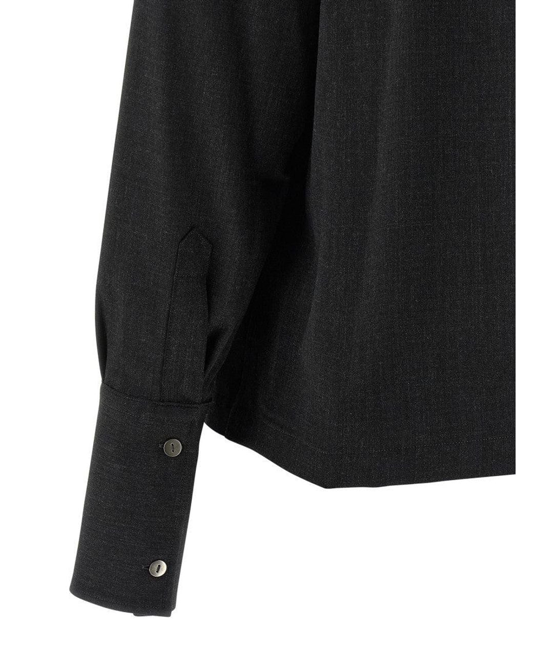 THE LATEST Black Mélange Shirt