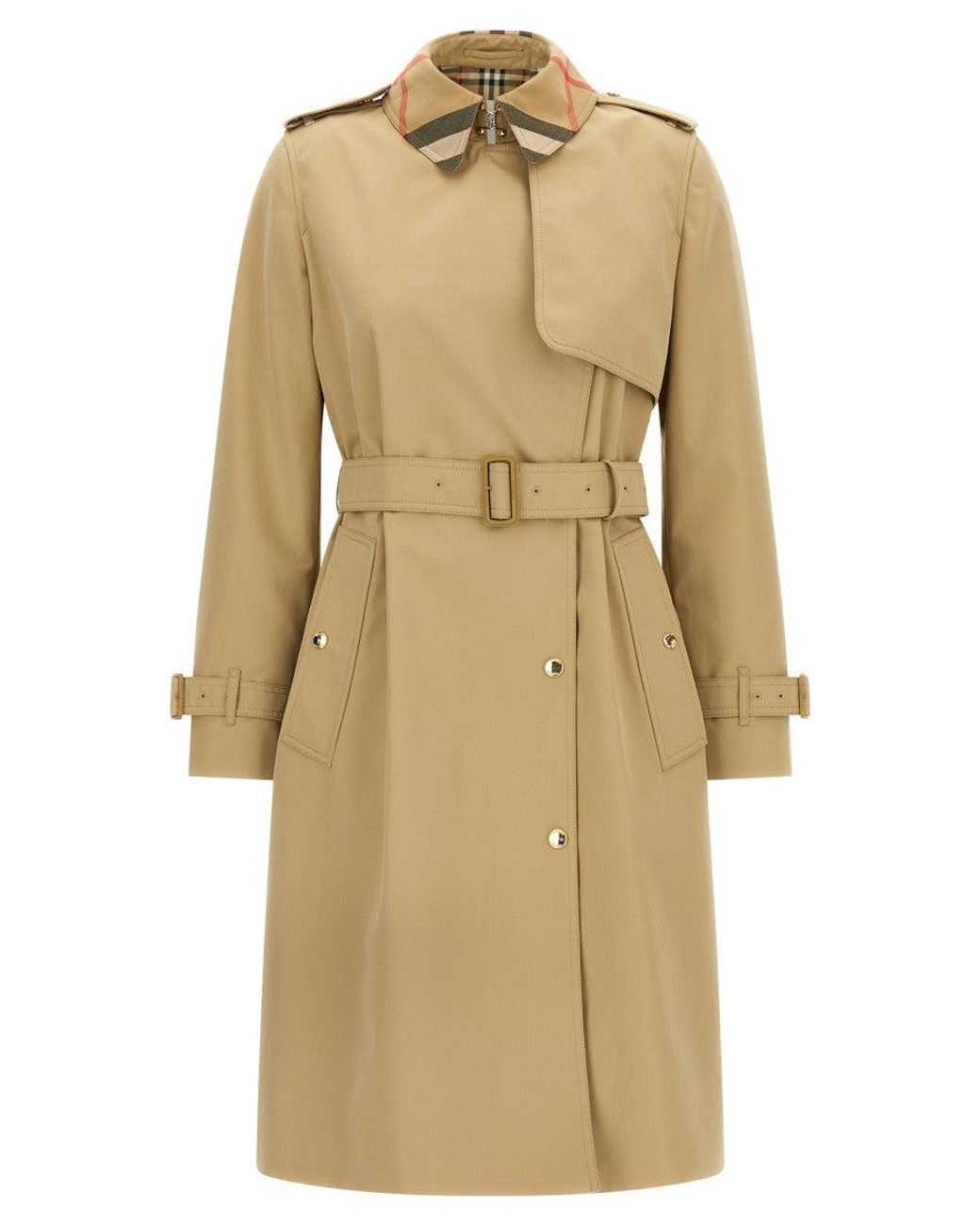 Burberry Natural 'Sandridge' Trench Coat