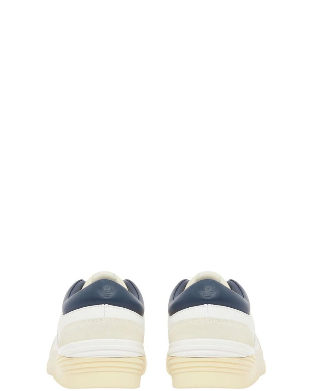 EA7 White Logo Pride Sneakers for men