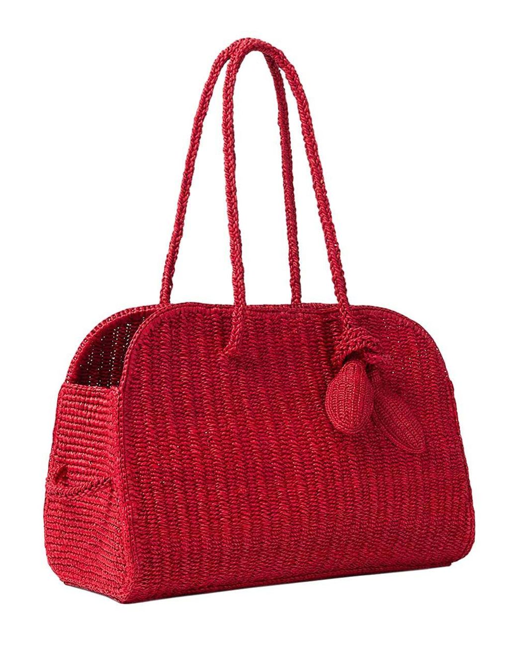 Jacquemus Red Turismo Large Shoulder Bag