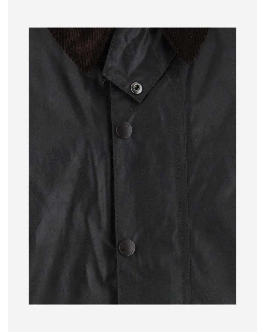Barbour Black Embroidered Logo Jacket for men