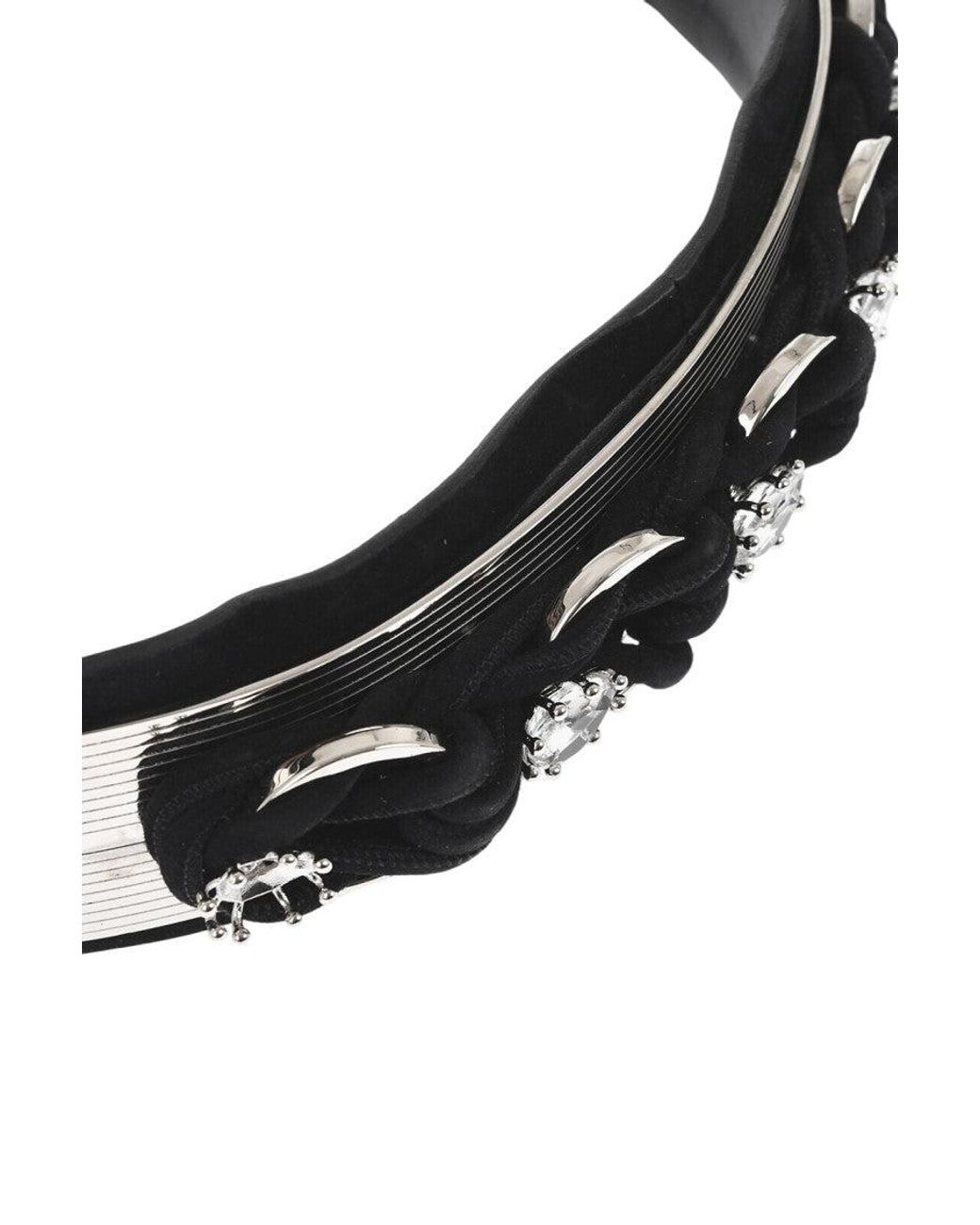DSquared² Black Embellished Belt