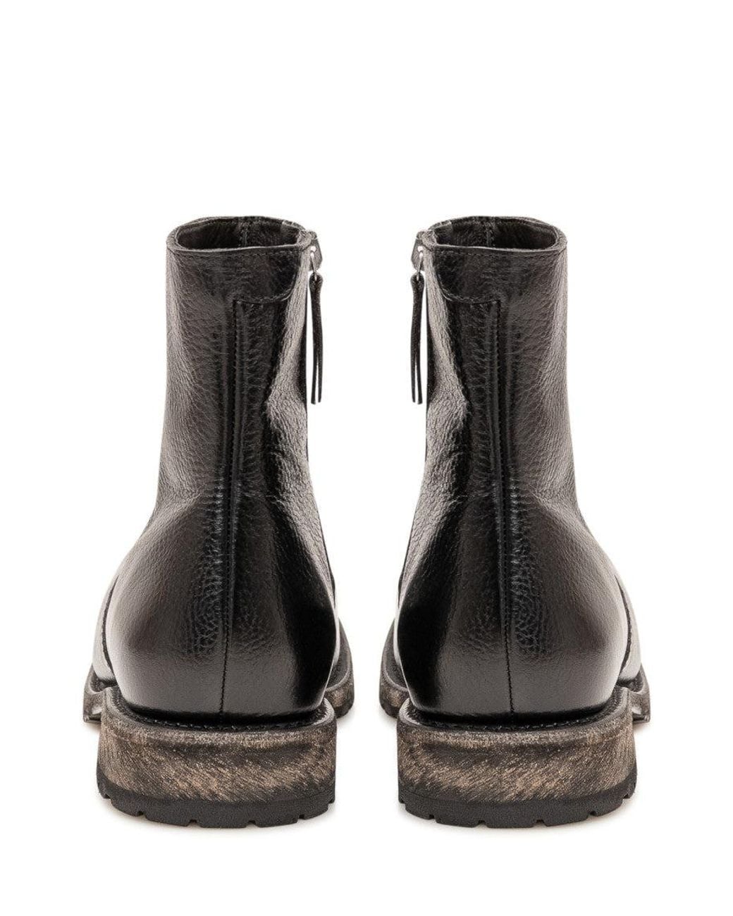 Our Legacy Black Engine Leather Boots for men