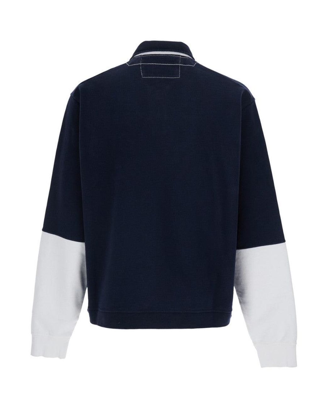 DSquared² Blue Logo Polo Sweatshirt for men