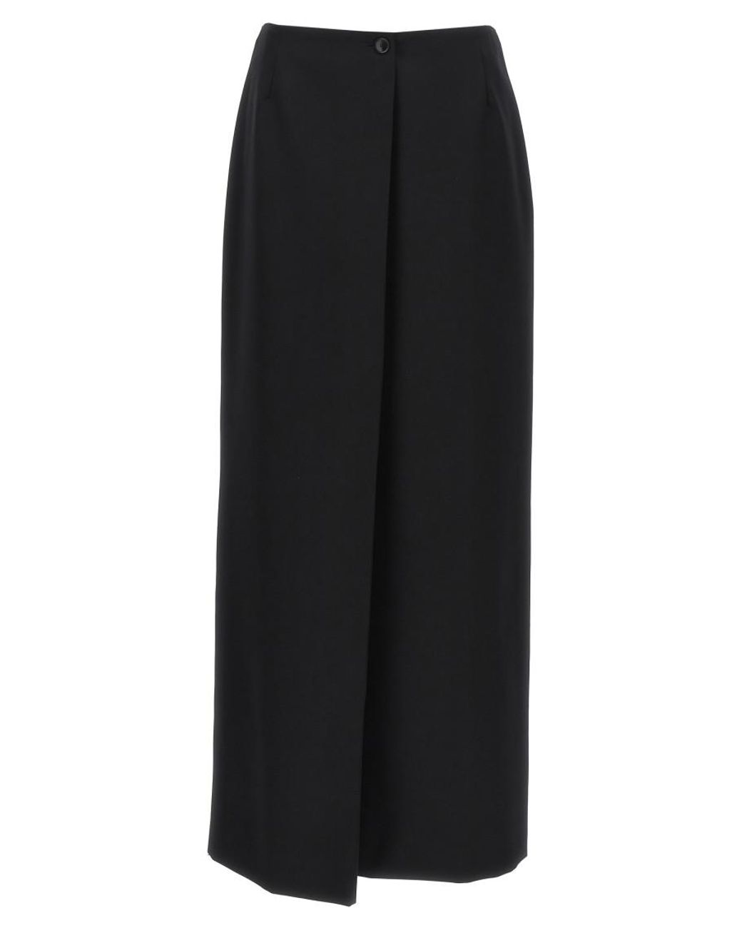 Givenchy Black Long Skirt Back Slit