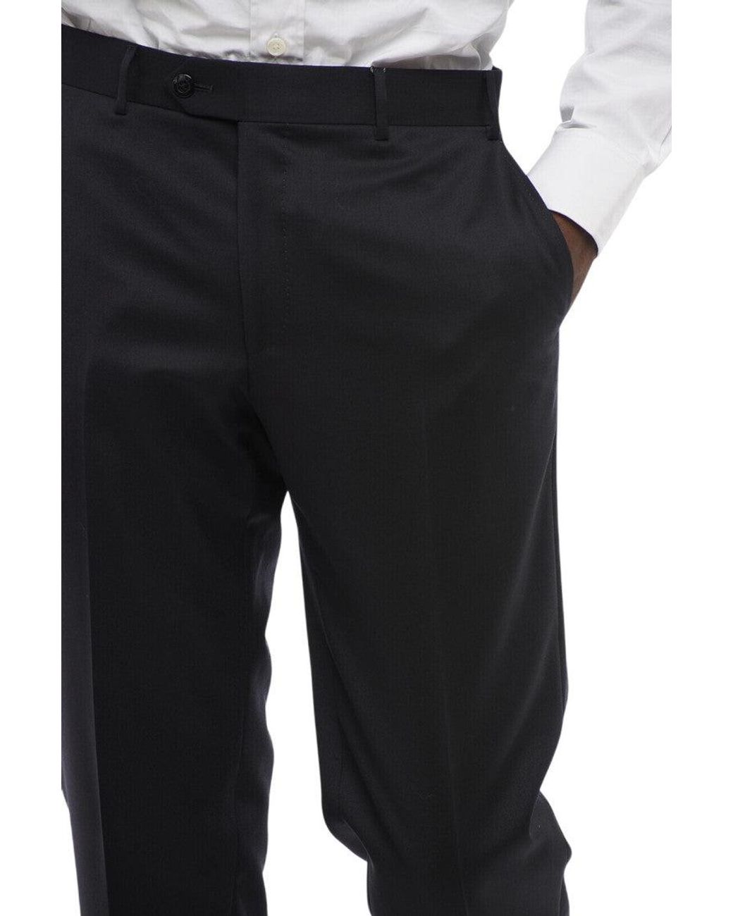 Corneliani Black Mantua Trousers for men