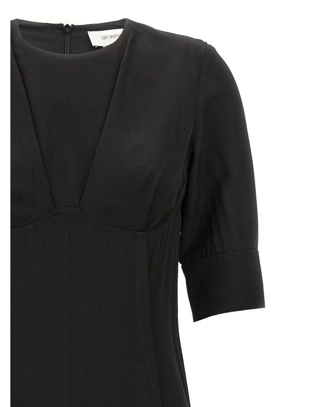 Sportmax Black 'Sele' Dress