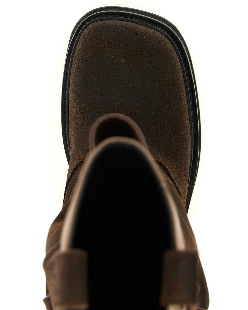The Attico Black Robin Leather Boots