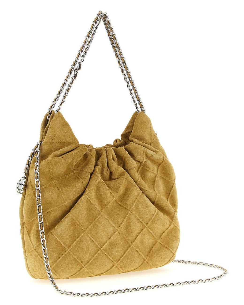 Tory Burch Metallic Fleming Mini Hobo