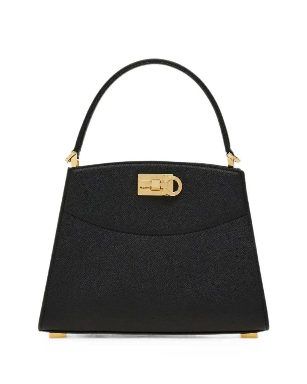 Ferragamo Black Studio Xs Satchel
