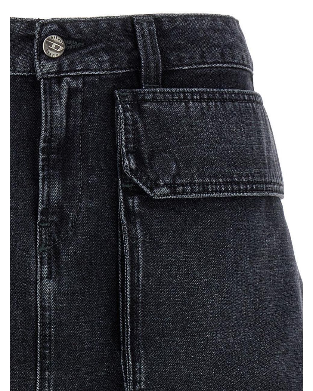 DIESEL Black De-Ton Skirt