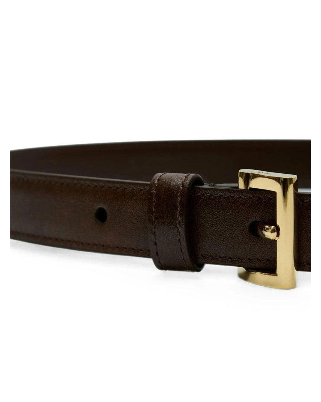 Prada White Dark Solid Belt