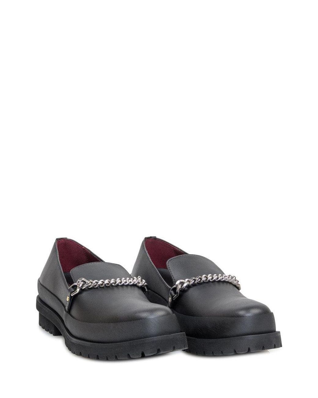 Stella McCartney Gray Mocassino Trace Alter Sport Loafers