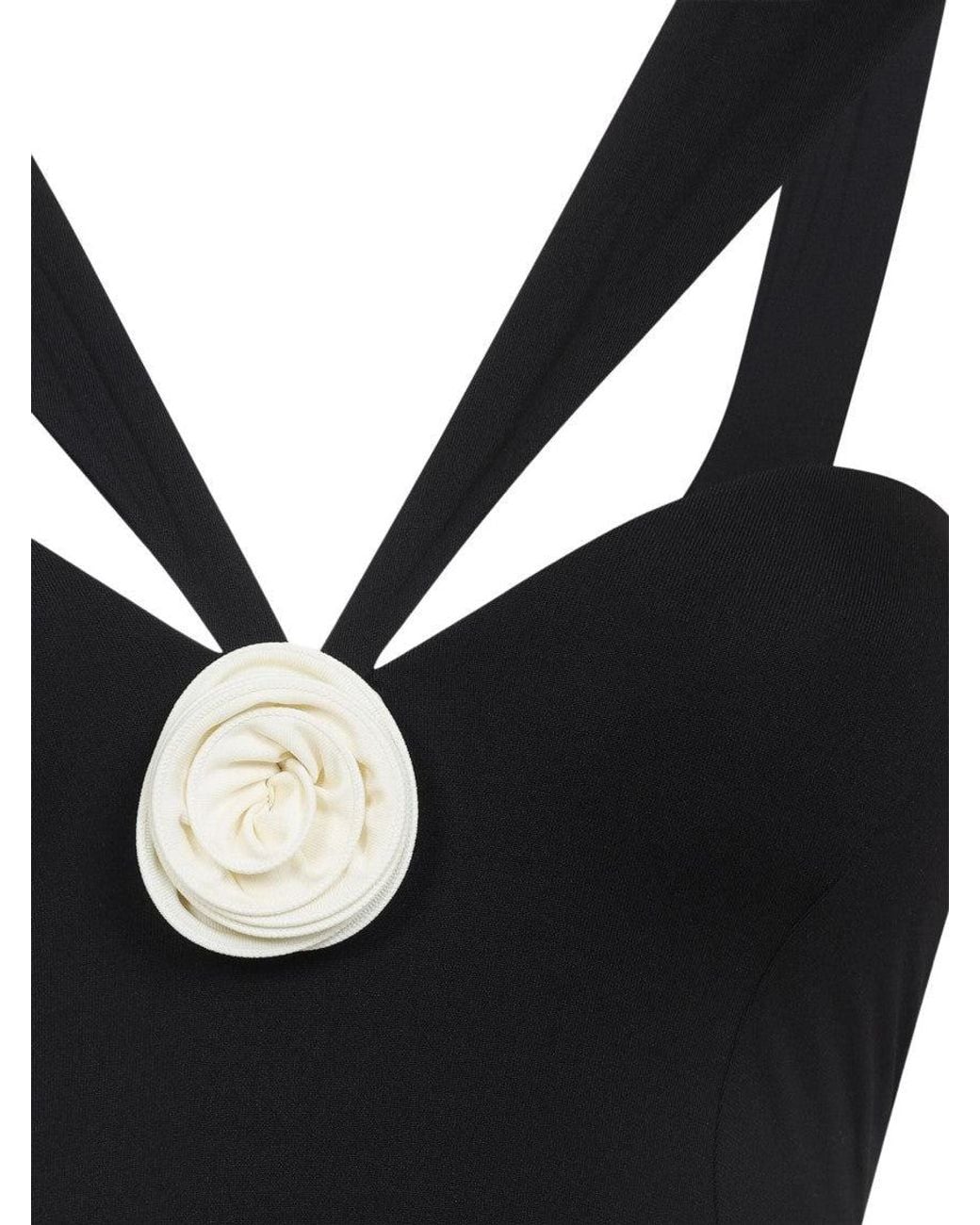 LaRevêche Black Solid Swimwear