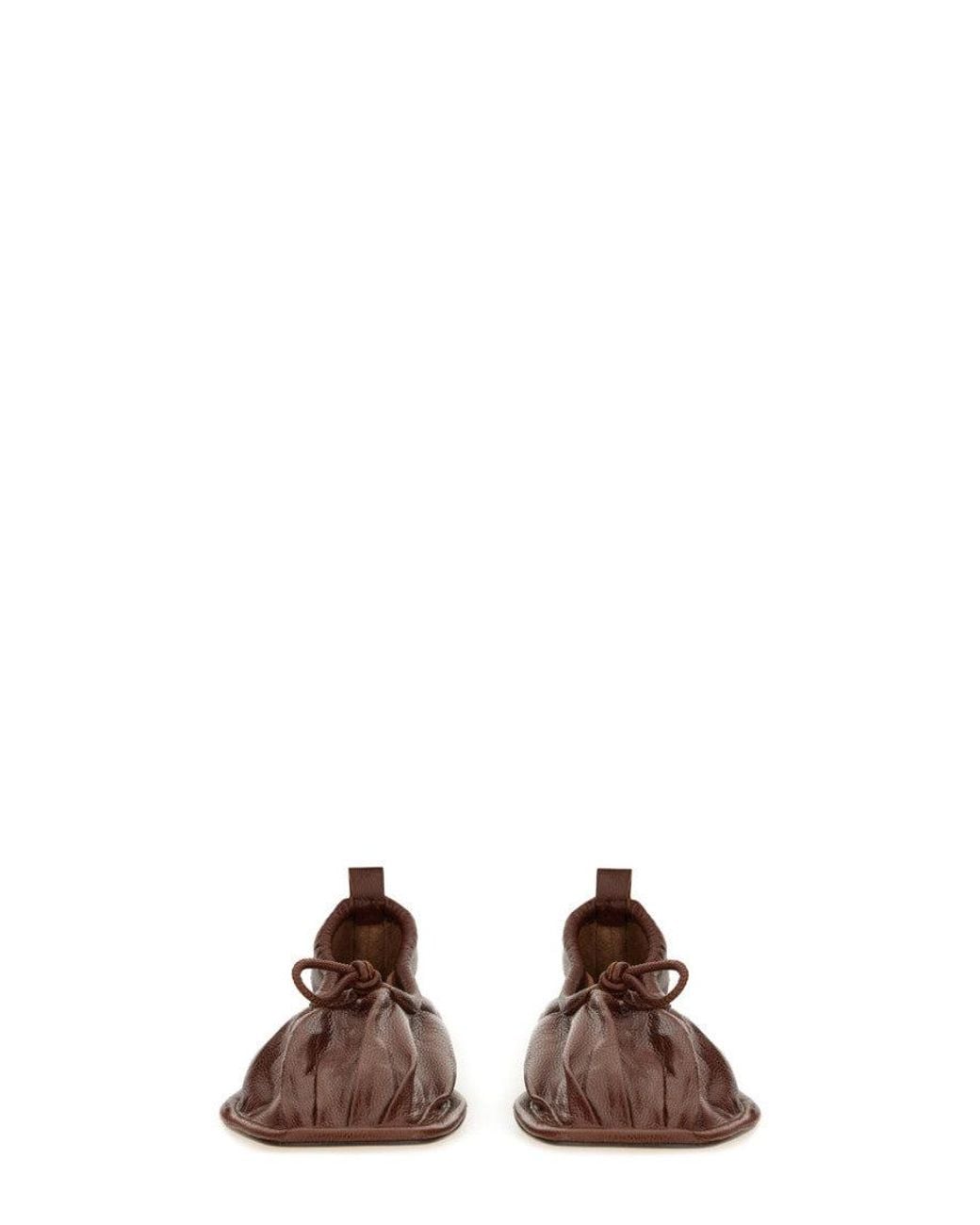 Hereu Brown Dancer Puntera Supplement Leather Shoe